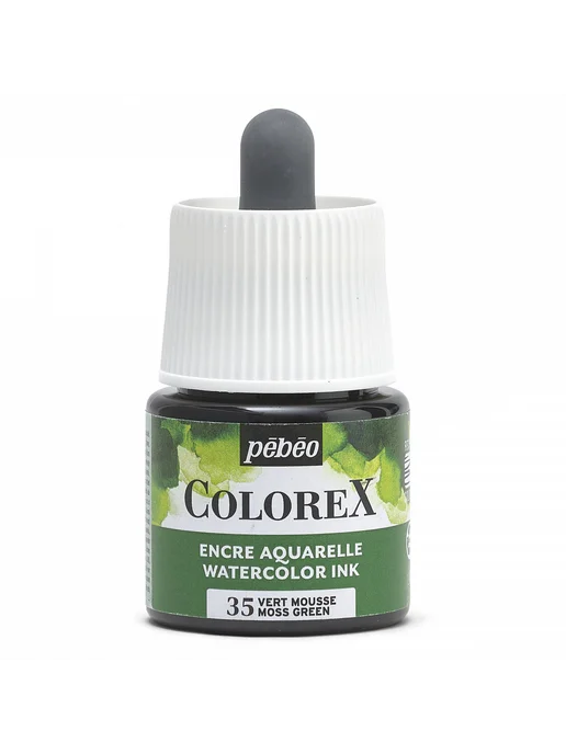 Pebeo Colorex акварельные чернила художественные 417035, черный, фото 2
