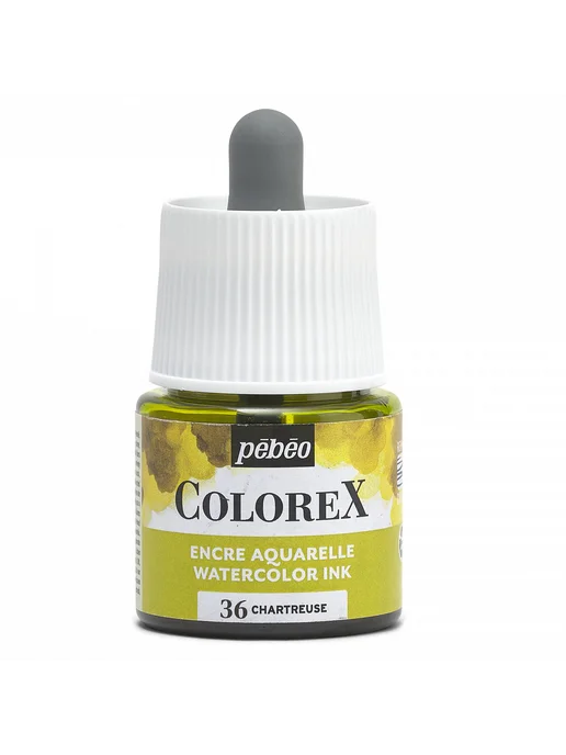 Pebeo Colorex акварельные чернила художественные 417036, черный, фото 7