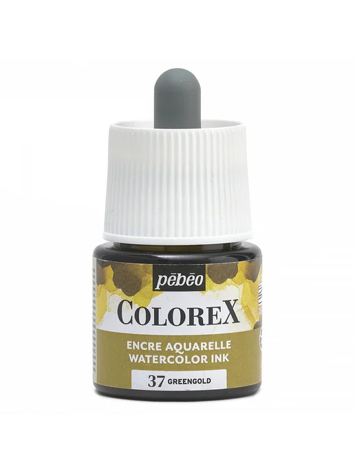 Pebeo Colorex акварельные чернила художественные 417037, черный, фото 2