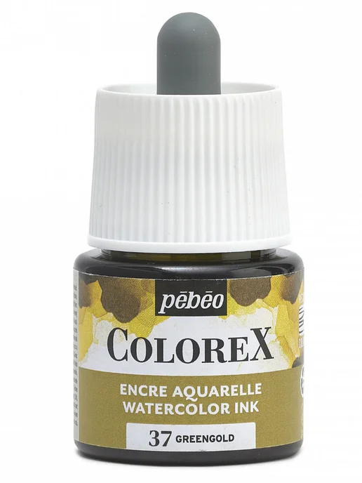 Pebeo Colorex акварельные чернила художественные 417037, черный, фото 4