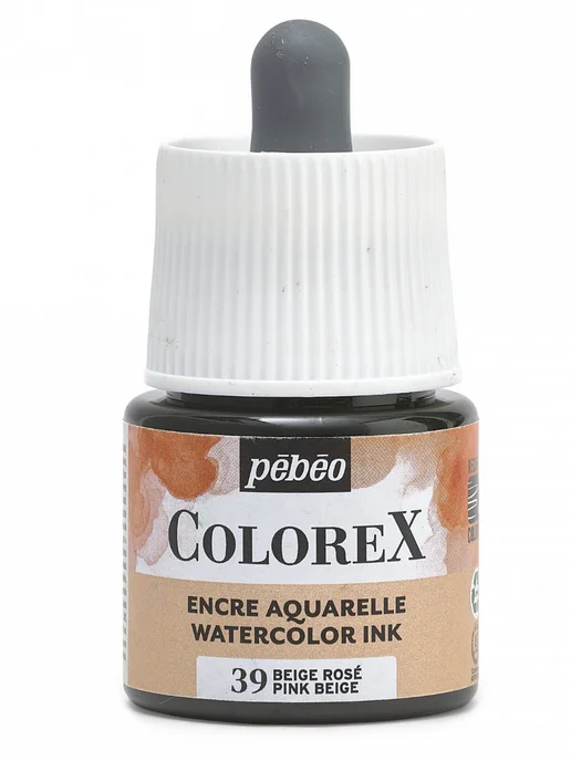 Pebeo Colorex акварельные чернила художественные 417039, черный, фото 4