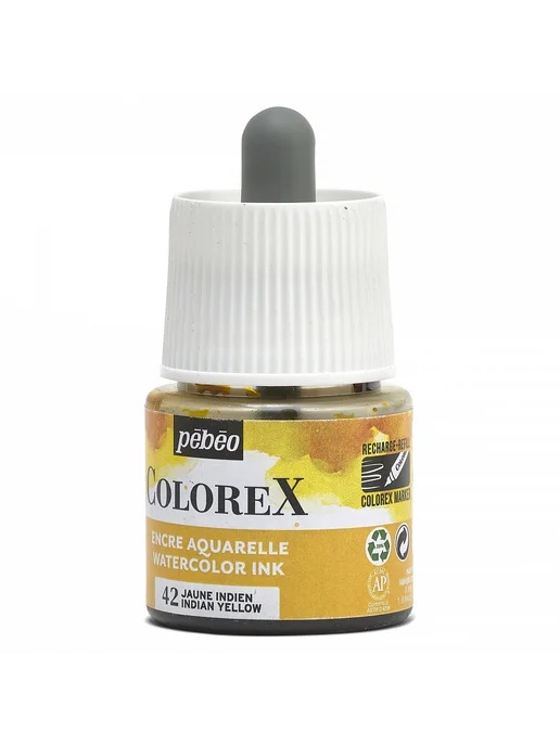 Pebeo Colorex акварельные чернила художественные 417042, черный, фото 4