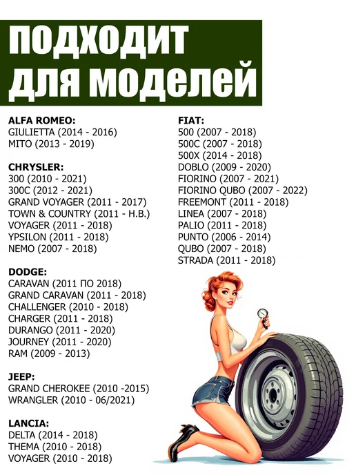 CONTINENTAL-VDO Датчики давления в шинах 4 шт Jeep 68241067AB, 4 шт, фото 2
