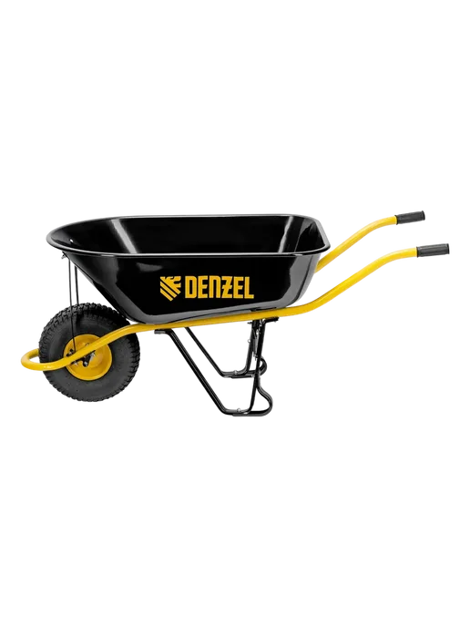 DENZEL Тачка садовая, грузоподъемность 230кг, 130л 689965, 230 кг, 130 л, фото 5