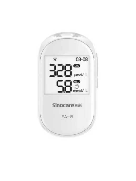 sinocare EA-19 Тестер крови и глюкозы 2-в-1 (с тест-полоскам…, белый, фото 4