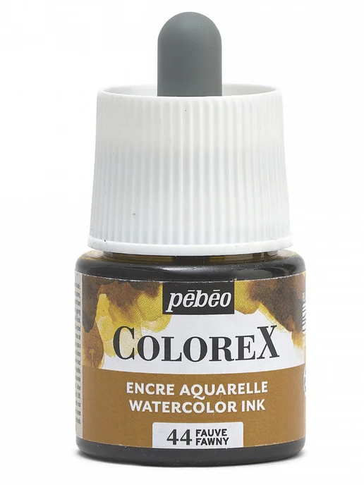 Pebeo Colorex акварельные чернила художественные 417044, черный, фото 3
