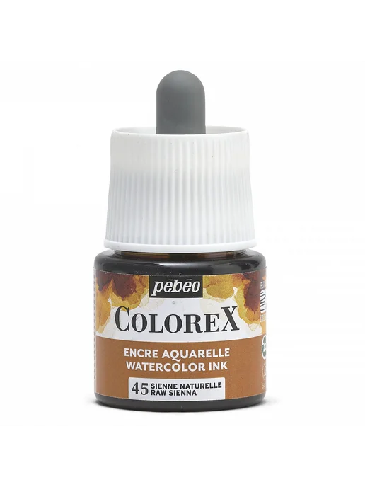 Pebeo Colorex акварельные чернила художественные 417045, черный, фото 3