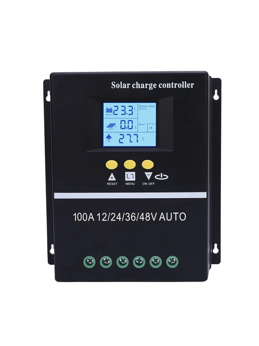 Контроллер заряда солнечной батареи 100A 12V 24V 36V 48V, вариант, фото 3