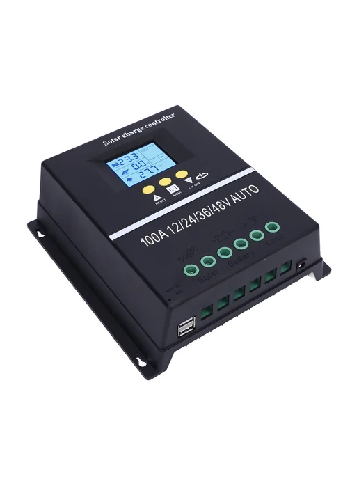 Контроллер заряда солнечной батареи 100A 12V 24V 36V 48V, вариант, фото 6