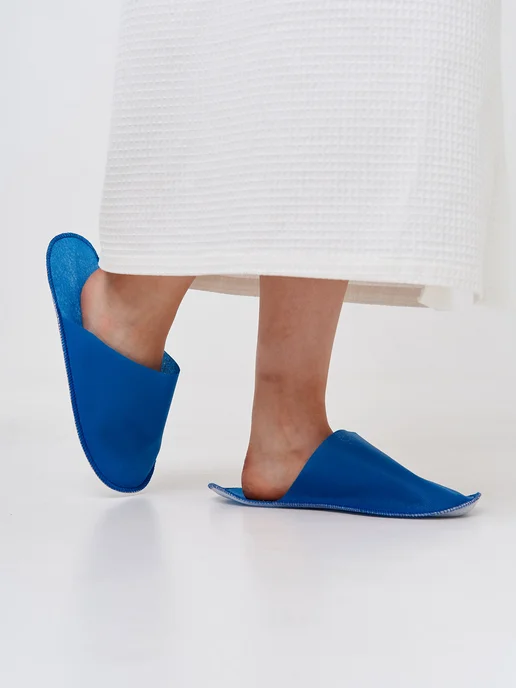 TAP MODA Тапочки одноразовые закрытые, синий, фото 3