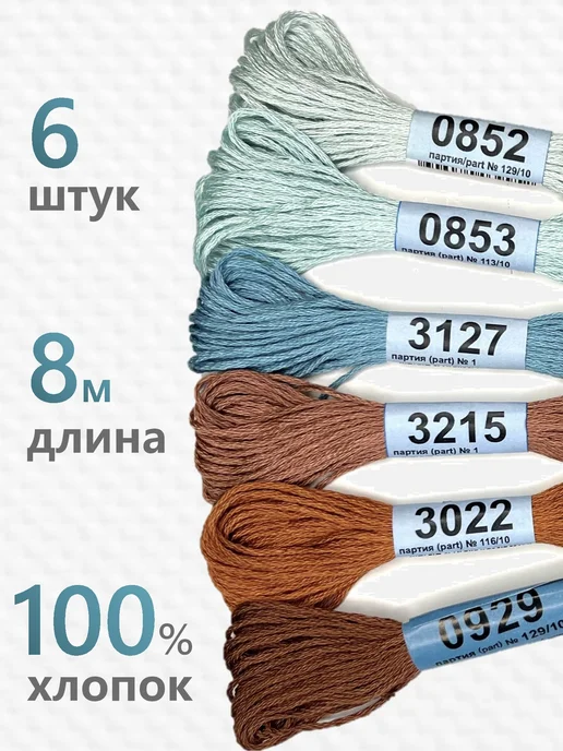 GAMMA Мулине Гамма набор №3, голубой, фото 2