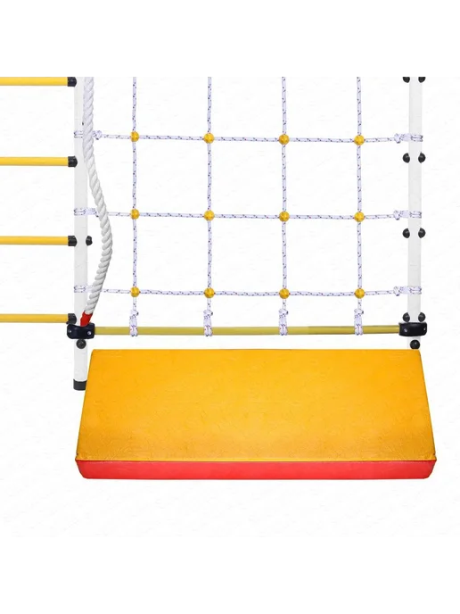 Sportlim Мат 100*50*10 см, винилискожа, цвет красный жёлтый, 100x50, фото 7