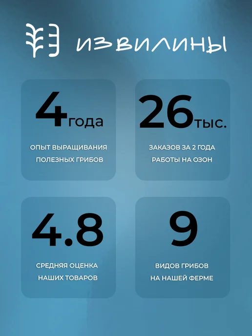 ИЗВИЛИНЫ Тремелла (ледяной гриб), зерномицелий 60 капсул, вариант, фото 3