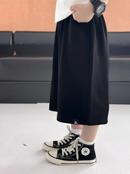 The Buddy Store Шорты хлопок удлиненные летние оверсайз, вариант, фото 3