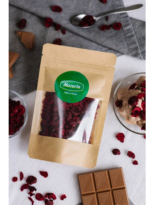 Mazurin Fruits & Berries Вишня сублимационной сушки, слайс, 30 г, 30 г, фото 5