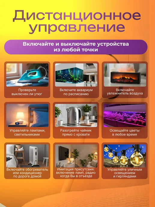 Умная розетка двойная Wi Fi 16А белая с Алисой Маруся, белый, фото 4