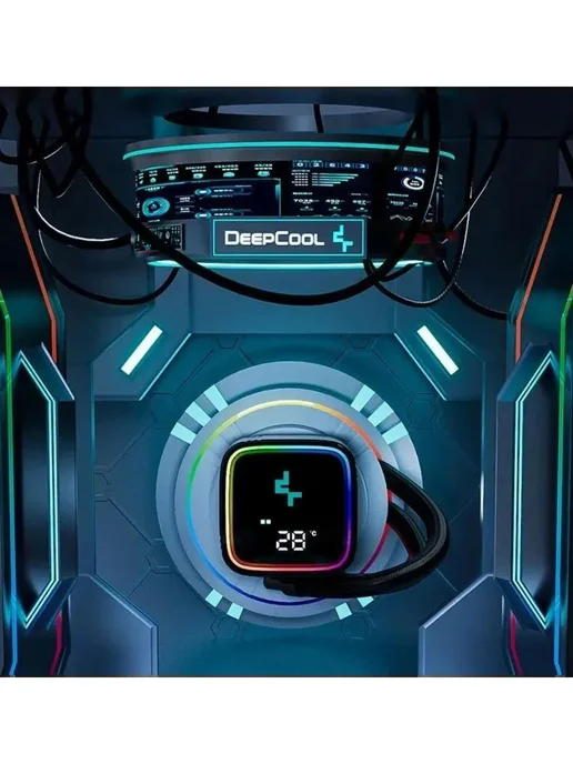 Deepcool Система водяного охлаждения LS720 SE Digital (Белый), черный, фото 8