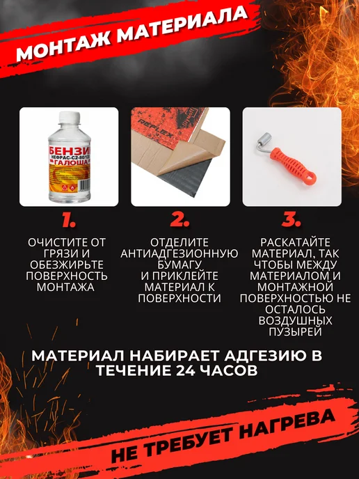 Шумофф Шумоff reflex 4 Шумоизоляция для автомобиля, вариант, фото 6