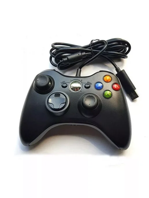 Isa Джойстик для ПК и XBOX 360 gamepad проводной, черный, фото 3