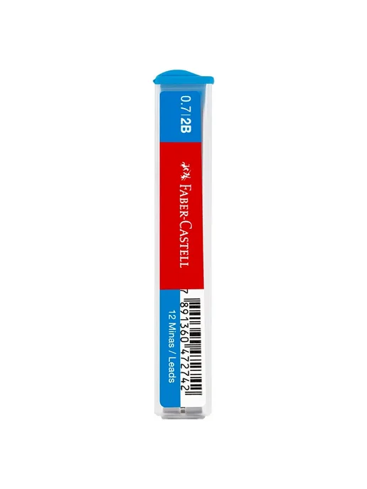 Faber-Castell Набор 12 шт-Грифели для механических карандашей 0,7 мм, 2B, 12 шт, фото 2