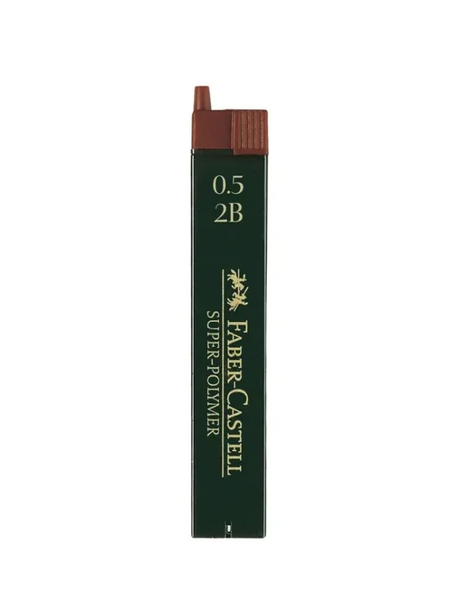 Faber-Castell Набор 6 шт. - Грифели для механических карандашей 0,5 мм 2В, 6 шт, фото 2