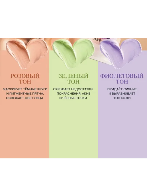 База основа под макияж.Праймер для лица 3 в 1, бежевый, фото 4