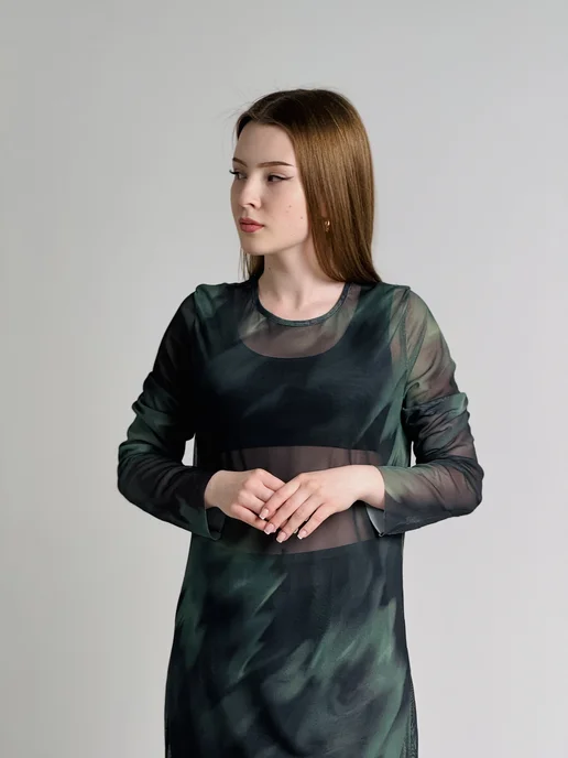 Буркини мусульманский купальник с spf защитой 5в1, зеленый, фото 5