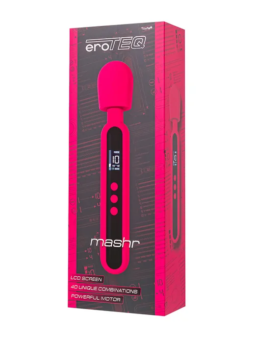 ToyFa eroTEQ Mashr — вандовый вибратор с LCD экраном, розовый, фото 8