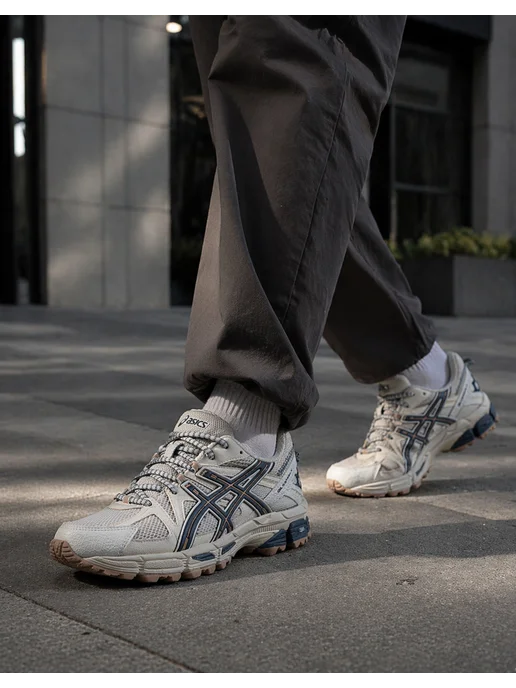 ASICS Спортивные кроссовки легкие дышащие, бежевый, фото 10