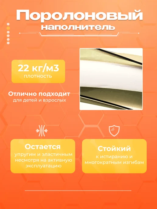 SportPanda Мат гимнастический 1*2*0,1 м, прочный ПВХ + поролон 18 кг м3, 1x2x0.1 м, 22 кг, фото 2