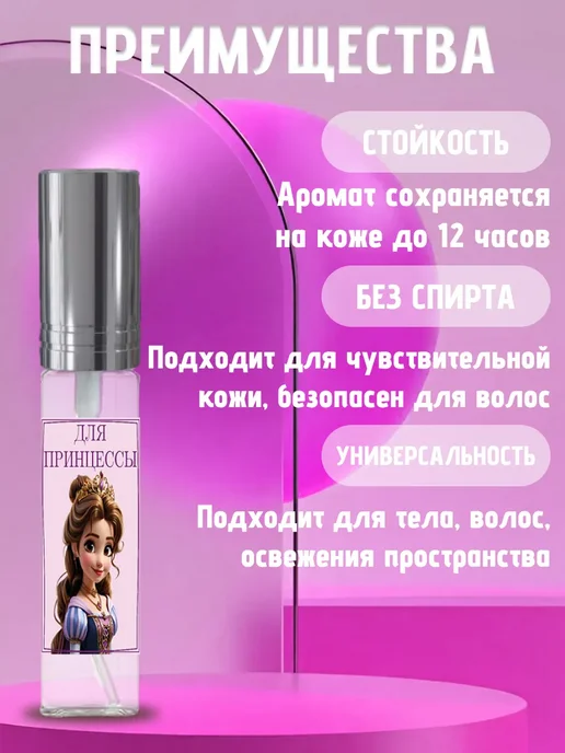 Вкусно пахну - парфюм и духи Детские духи для маленьких принцесс, вариант, фото 2