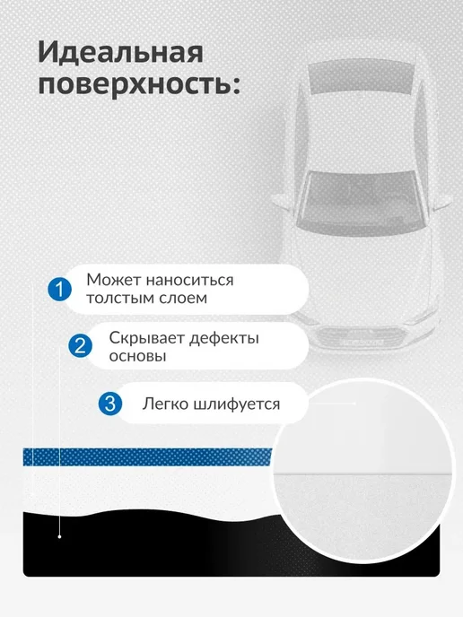 KUDO 1К Грунт-наполнитель акриловая грунтовка KU-2204, вариант, фото 5