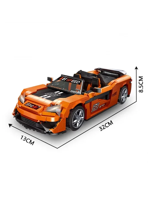 LEGO Конструктор Гоночный автомобиль 570S Spider 1195 деталей, вариант, фото 4