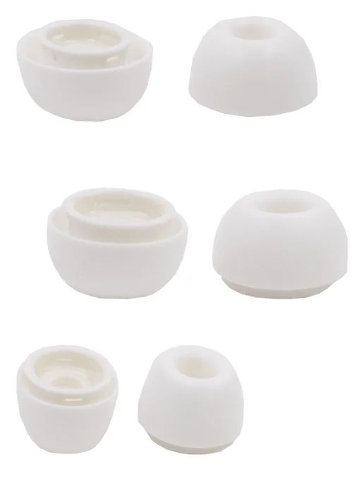 AudioDog Амбушюры для наушников AirPods Pro 1, 2 (3 размера XS, S, M), белый, фото 4