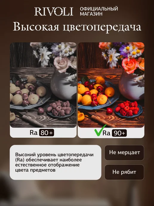 Rivoli Люстра потолочная светодиодная с пультом 90 Вт, черная, 90 Вт, фото 8