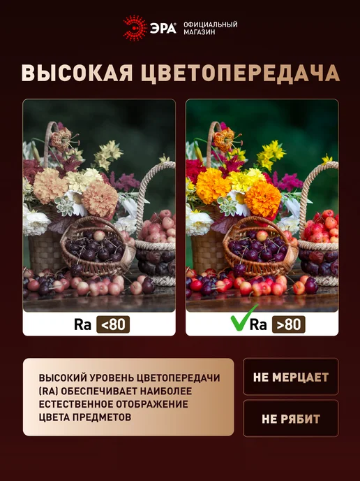 ЭРА Люстра потолочная светодиодная 18 Вт 4000К, 18 Вт, в упаковке 240 г, фото 5