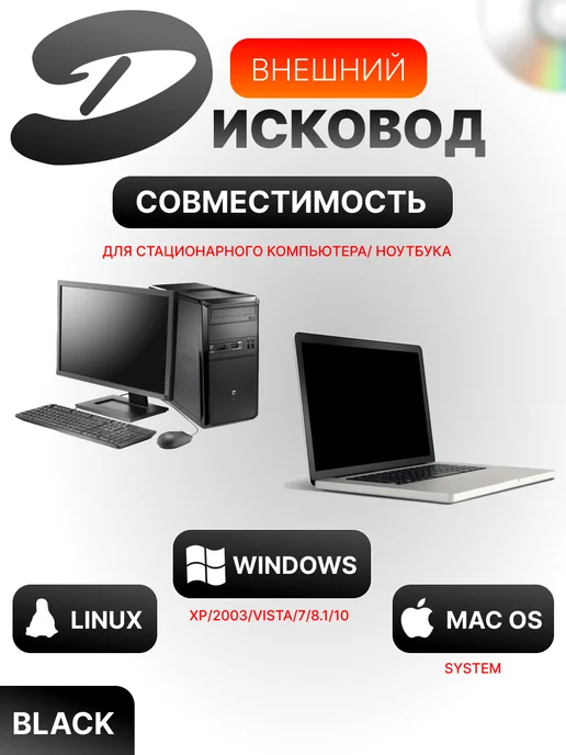 Внешний дисковод для ноутбука USB 3.0 CD-RW DVD-R, USB 3.0 CD-RW DVD-R, фото 2