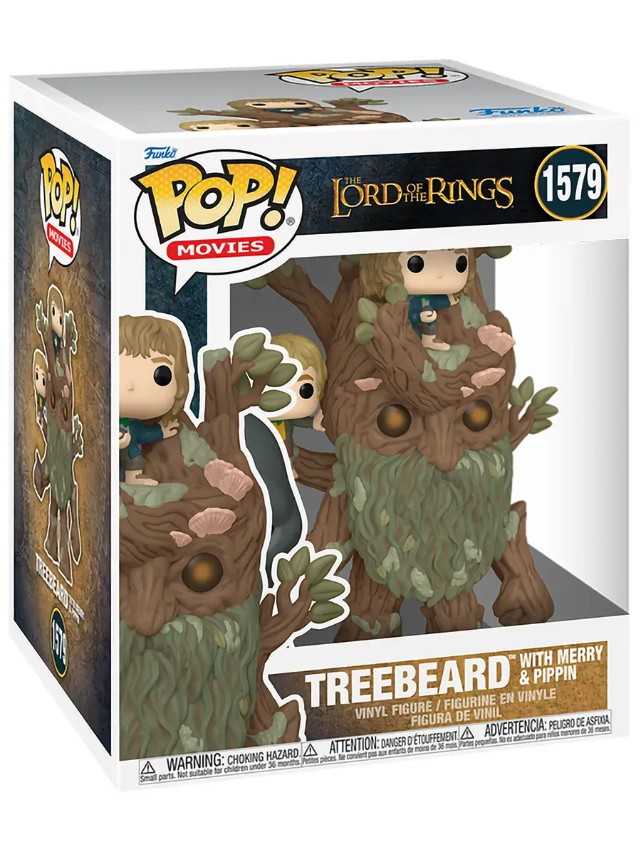 Фигурка Funko POP! LOTR Treebeard with Merry & Pippin 6