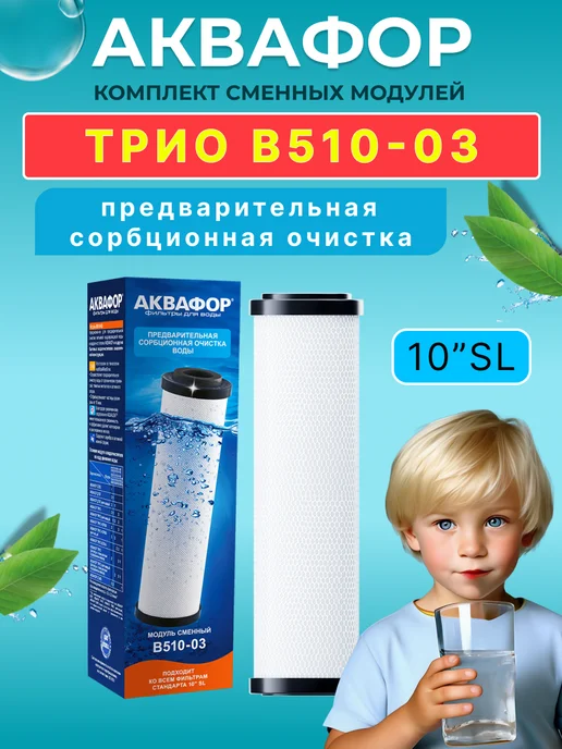 Аквафор Сменный фильтрующий модуль Трио В510-03, вариант