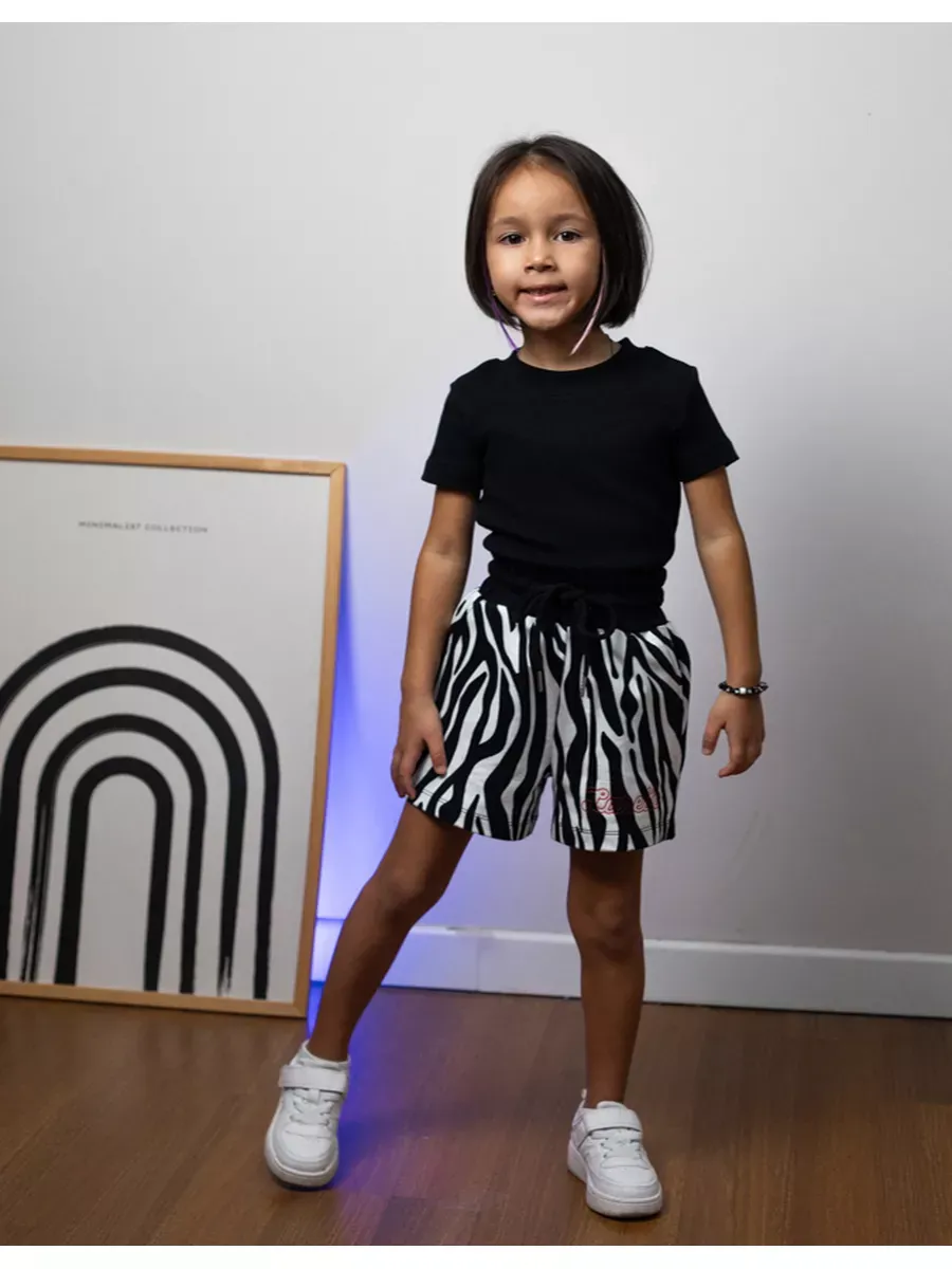 Футболка+шорты, Black