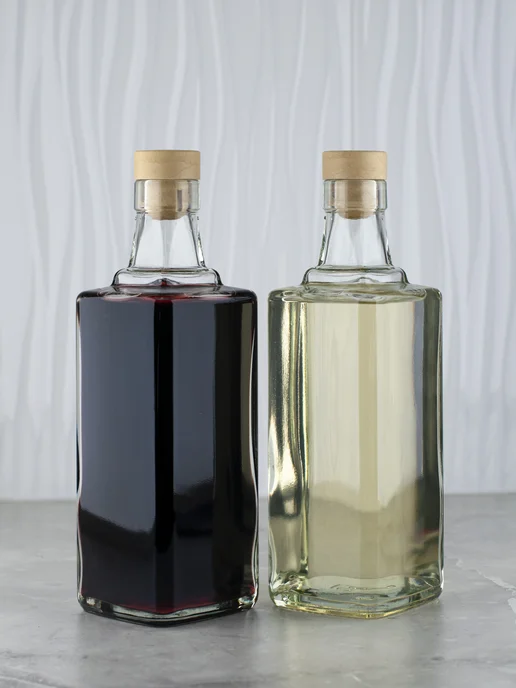 KHome Бутылка стеклянная Куб, с пробкой, 700 мл, 2 шт, 700 мл, 2 шт, фото 5
