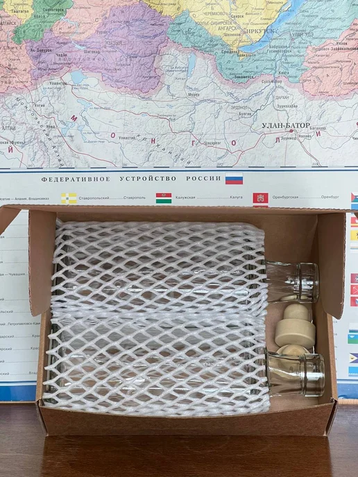 KHome Бутылка стеклянная Куб, с пробкой, 700 мл, 2 шт, 700 мл, 2 шт, фото 6
