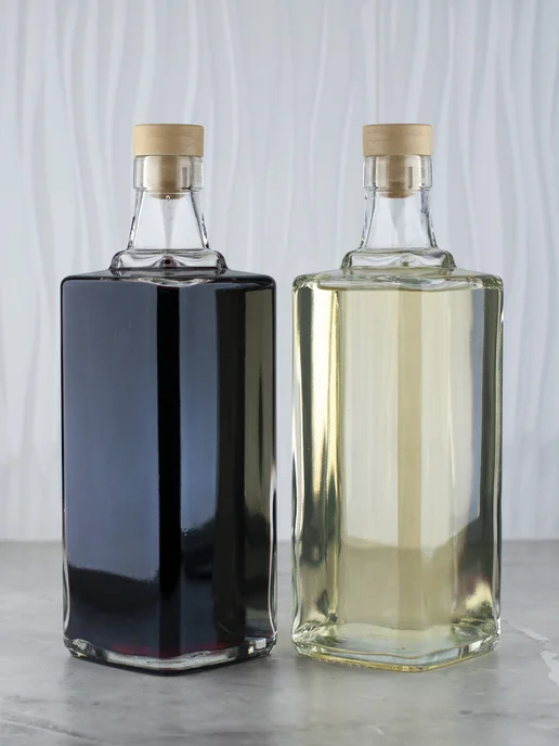 KHome Бутылка стеклянная Куб, с пробкой, 700 мл, 2 шт, 1 л, фото 3