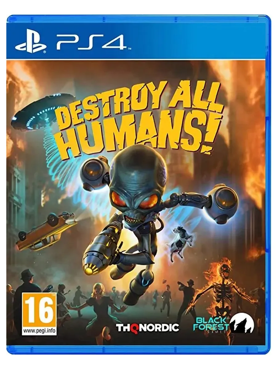 Игра для PS4: Destroy All Humans! PS4 (Русские субтитры)