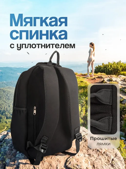 Brand Bag Рюкзак женски черный, черный, фото 6