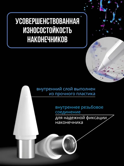 Fettle Наконечник для универсального стилуса 3ШТ, 3 шт, фото 4