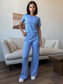 Костюм лапша в рубчик домашний Fashion Fit 414748532 купить за 1 697 ₽ в интернет‑магазине Wildberries