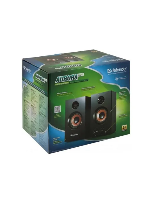 DEFENDER Колонки Aurora S20 компьютерные, черный, черный, фото 2