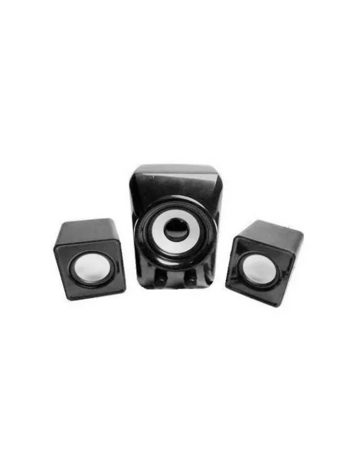 DIALOG Колонки AC-202UP компьютерные, черный, черный