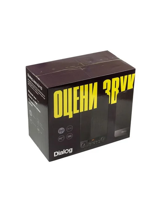 DIALOG Колонки AJ-13 компьютерные, черный, черный, фото 4